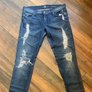 7 for all mankind - Roxanne distressed skinny